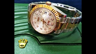 Обзор швейцарских часов Rolex Oyster Perpetual Datejust 36mm Steel and Everose Gold (МХ3524)