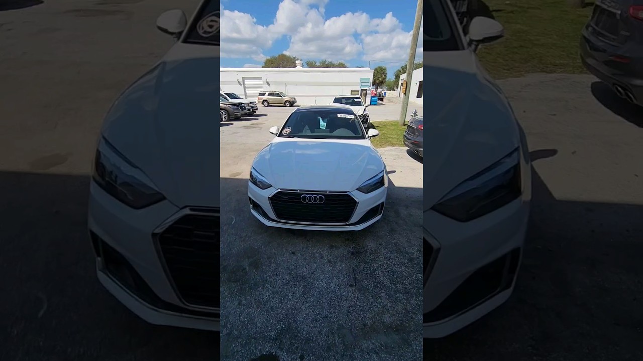 Audi A5  с гидроударом для нашего клиента !