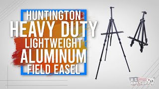 U.S. Art Supply - Huntington Heavy Duty Lightweight Aluminum Field Easel