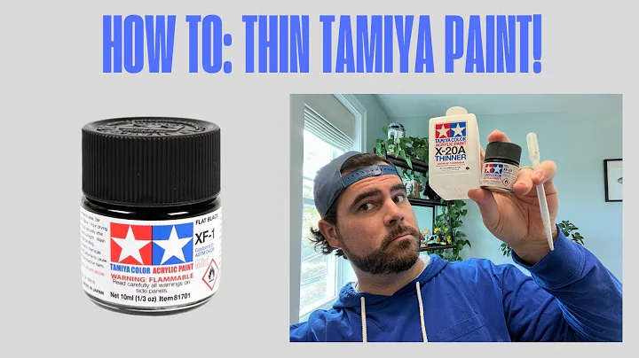 Thinning Tamiya Paint For Airbrush & Hand Brush - Simple Method #tamiya #airbrush  #scalemodel