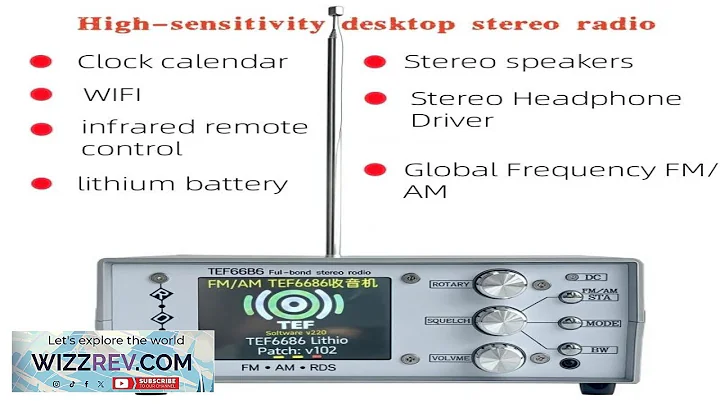 Latest TEF6686 FM SW MW LW Full Band Radio DSP Radio Receiver RDS +