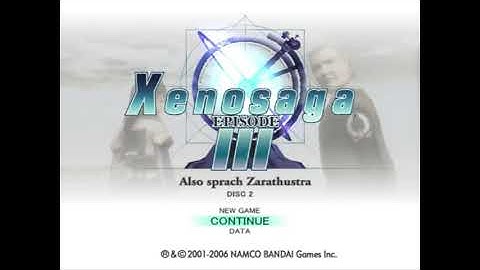 Xenosaga Episode III - Title Screen