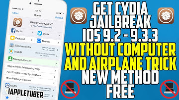 Get Cydia Jailbreak WITHOUT Computer And Airplane Trick!! iOS 9.2 - 9.3.3