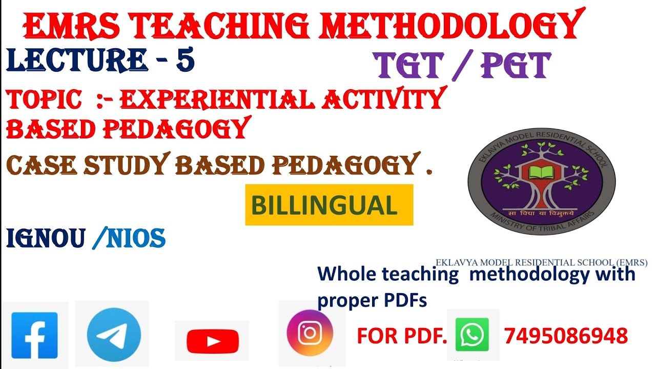 experiential activity based pedagogy and case study in hindi