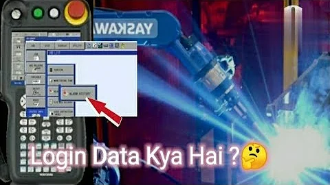 Login Data Kya Hai yaskawa robot Auto  #robot #yaskawa #panasonic Robotic # kuka Robot#w #robotic