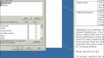 MCSE 70-290 Simulation 2.wmv