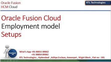 Oracle Fusion Cloud HCM | Employment Model | HCM Assignment | HCM Employee hire | Placement