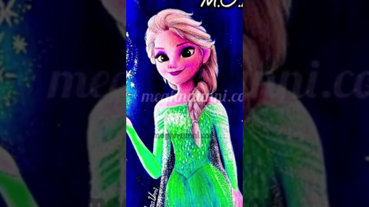 Color Changing #Elsa 😃😍 #disney #frozen #shorts - YouTube