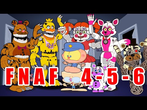 Mongo e Drongo em Five Nights At Freddys 4 Completo - FNAF 4 todas as 5  noites 