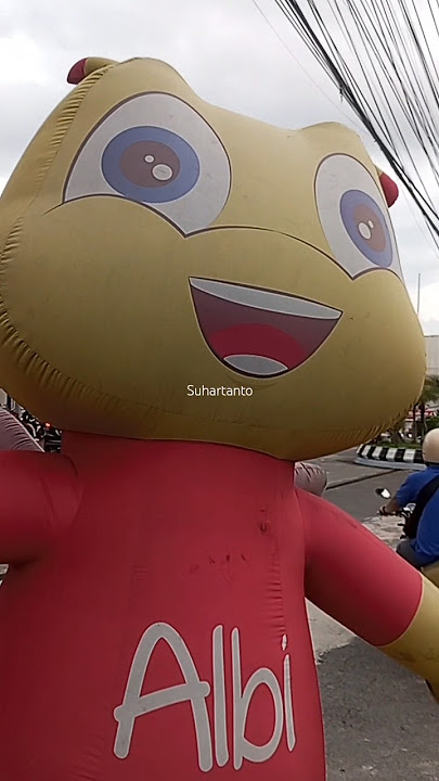 sky dancer si albi yang gemoy tur lucu #alfa #alfamart #alfagift