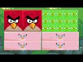 Angry Birds Kick Piggies - HELP STELLA ESCAPE FROM ALL TINY SQUARE PIGGIES!