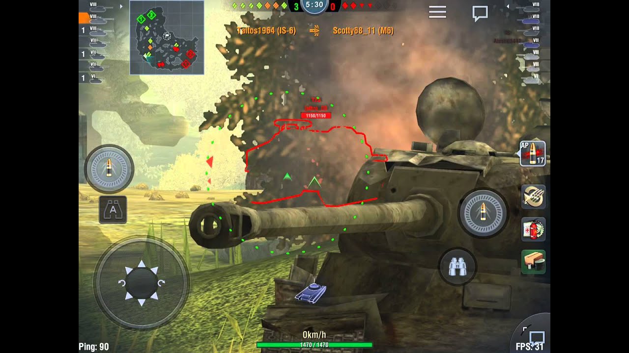 gaming logo IS-6 1.4K Damage - World of Tanks Blitz