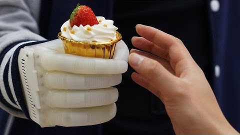 Inflatable robotic hand gives amputees real time tactile control