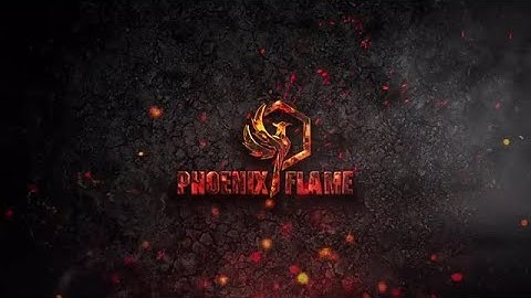 Fire Particle Logo After Effects Templates