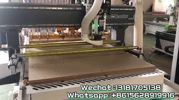 LD-1325  automatic tool change linear  atc cnc router machine for wooden cabinet door