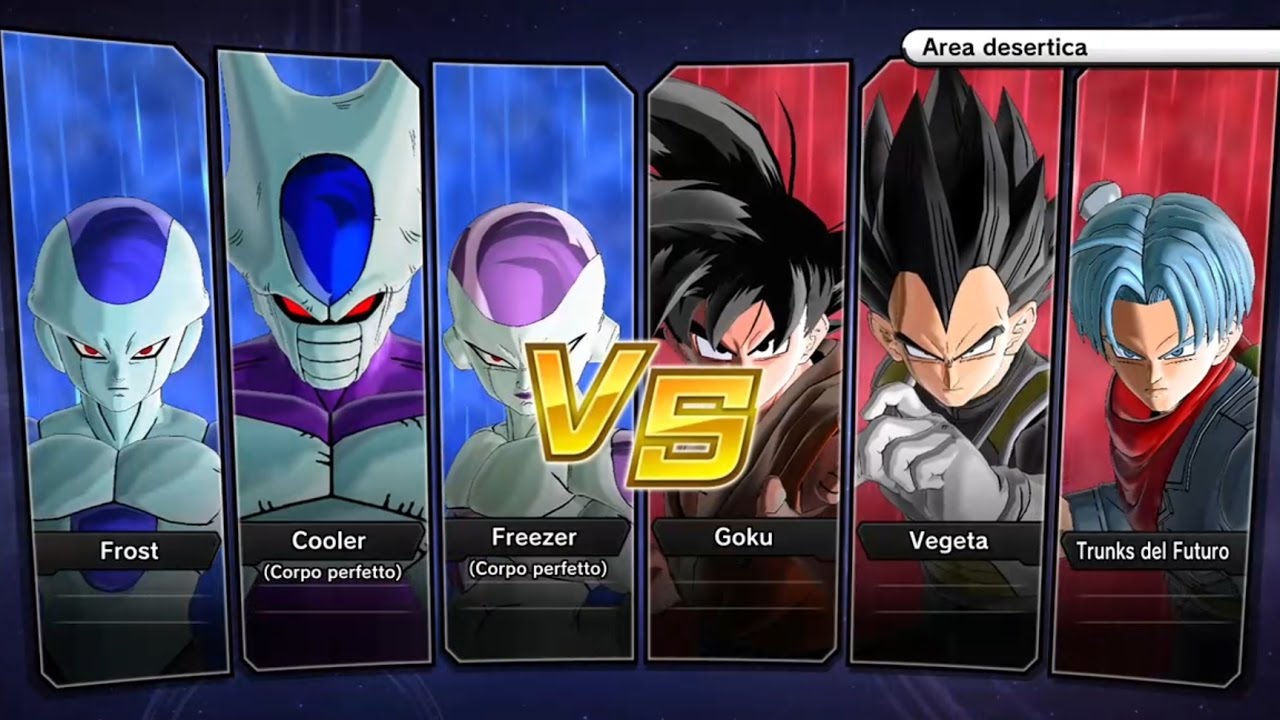 Xenoverse 2 Requested match Freezer/Cooler/Frost vs Goku/Vegeta