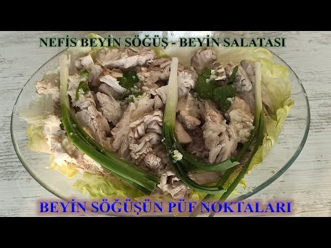 Beyin Söğüşün Püf Noktaları - Beyin Salata tarifi - brain salad