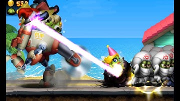 Zombie Tsunami max level 197 - Mecha & ninja Zombie perform all tasks