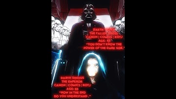 Darth Vader Vs Palpatine (Comics Rotj) #shorts  #edit  #starwars  #1v1