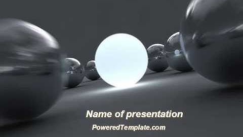 Outstanding Leader PowerPoint Template by PoweredTemplate.com