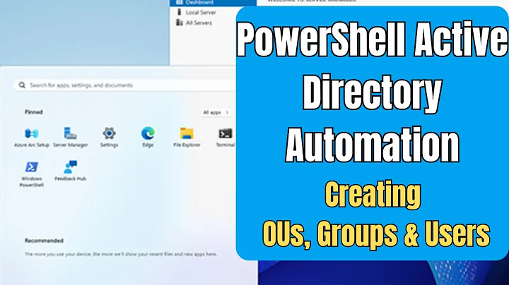 PowerShell Active Directory Automation  Create OUs, Users & Groups