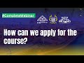 How can we apply for the course? - Executive MBA