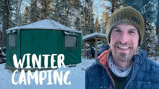 Yurt Winter Camping at Windy Lake Provincial Park