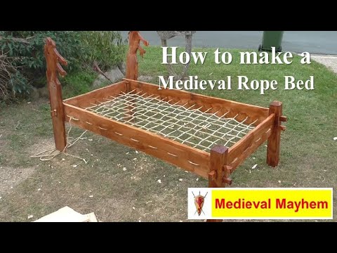 Building Medieval Furniture and Medieval Ropes - Blackwolf Caravan