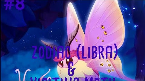 Flutter Starlight Sanctuary (part : 8 bad wing moth (libra ♎) & visiting moth (Pearly Wood -nymph))