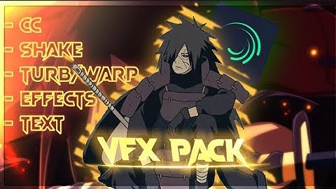 Alight Motion Vfx Pack Shakes , Effects,Warps,Text, CC like 6ft3