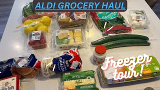 What’s in my freezer! Aldi grocery haul and meals we ate this week!