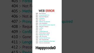 Web Errors 😭 #shorts | #viralvideo