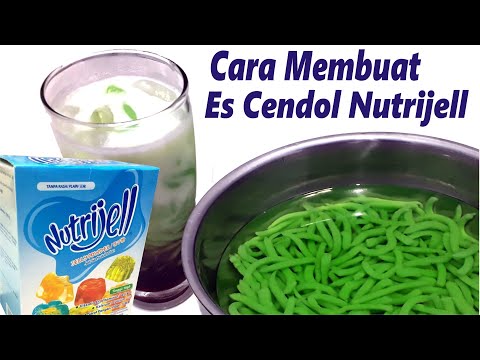 Menu Cara Membuat Es Cendol Nutrijell Enak Segar Cocok Untuk Menu Buka Puasa atau Takjil Yang Luar Biasa