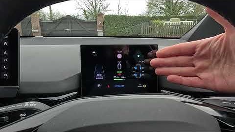 MG4 EV - Driver Display Information Panel Settings and Options