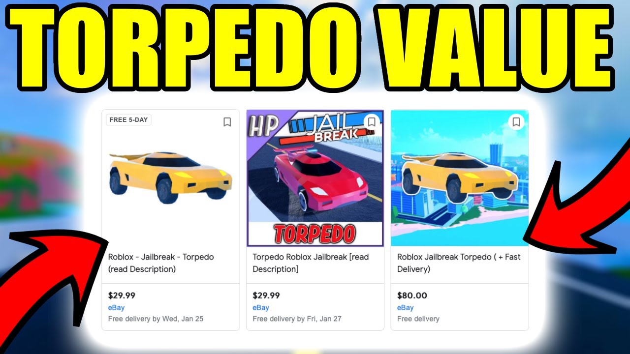 What Is The Value Of The TORPEDO In Roblox Jailbreak? 