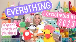 EVERYTHING I Crocheted in 2023 | A Year's Worth of Amigurumi Makes!
