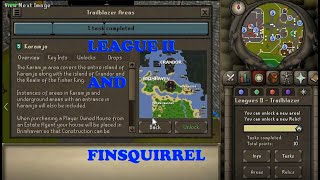 Old School RuneScape Leagues II- Trailblazer and Finsquirrel