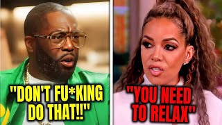 Famous Sunny Hostin Gets HUMILIATED By Rapper After TWISTING WORDS LIVE On The View Net Worth