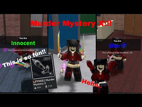 Playing Murder Mystery X! (New game?!? Mmx) #mmx