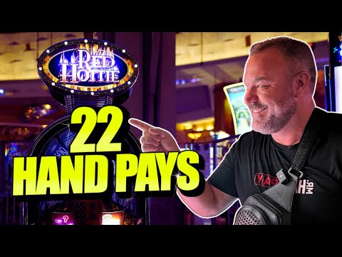 A RECORD BREAKING NUMBER OF JACKPOTS ON RED HOTTIE SLOT MACHINE