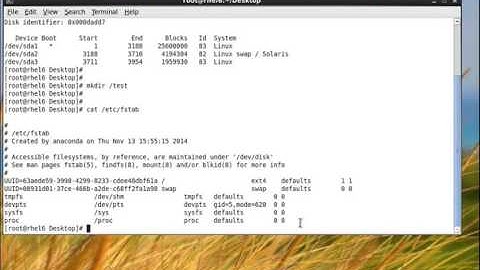 Permanent Mount Linux Volume Partition File System - RHEL 6