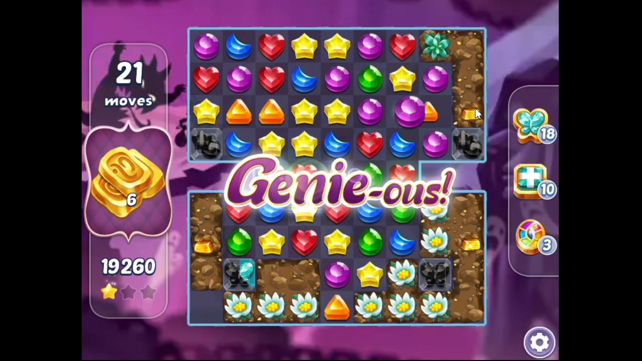 Level 807 Genies & Gems level 807 NO BOOSTERS - YouTube