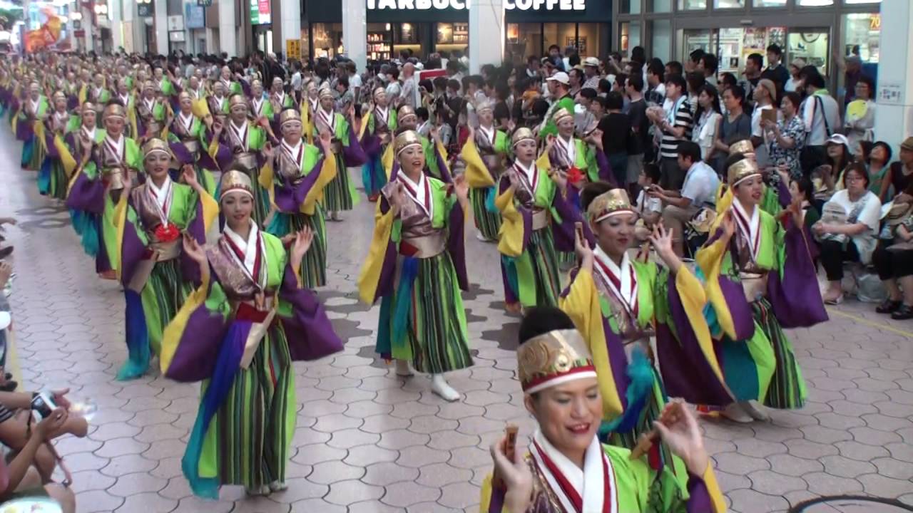 旭食品 2016高知よさこい祭り 全国大会 帯屋町筋会場 Youtube