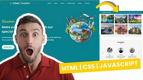How to create this 🤯amazing Mobile Responsive Website only with HTML CSS & JS || Part 1