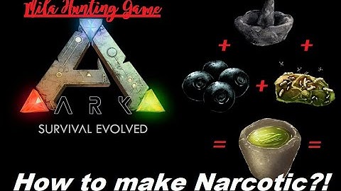 ARK: Survival Evolved: HOW TO MAKE NARCOTIC ?! / Map The Island / Mila Hunting 4K # 15