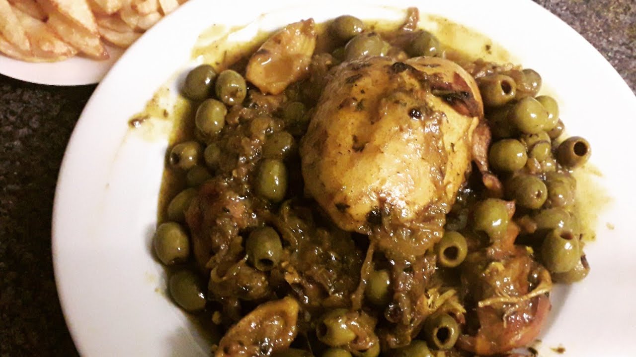 Tajine marroquí andalusí, con pollo y aceitunas Receta de Fasi@- Cookpad