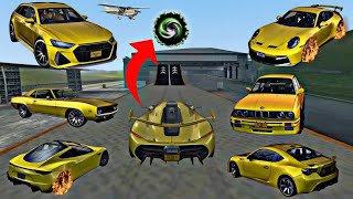 ALl New Gold Super Sports Cars Stunts Challenges Through Ramp 9 // Extreme Car Driving Simulator  screenshot 3