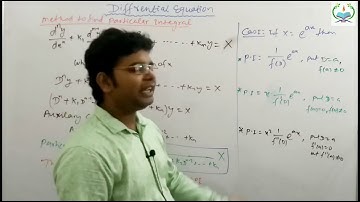 BCECE LE || ENGINEERING MATHEMATICS|| DIFFRENTIAL EQUATION || PARTICULAR INTEGRAL|| ONLINE CLASS