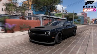 Dodge Challenger SRT: Most Powerful Muscle Car Ever!! Forza Horizon 5 Gameplay screenshot 3