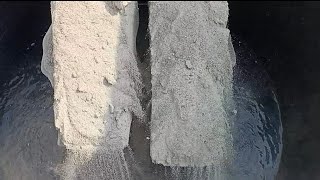 ASMR very soft sand and pure cement saps crunchy silky smooth dipping crumble in lots of water💧💦💧💦💧💦 screenshot 5